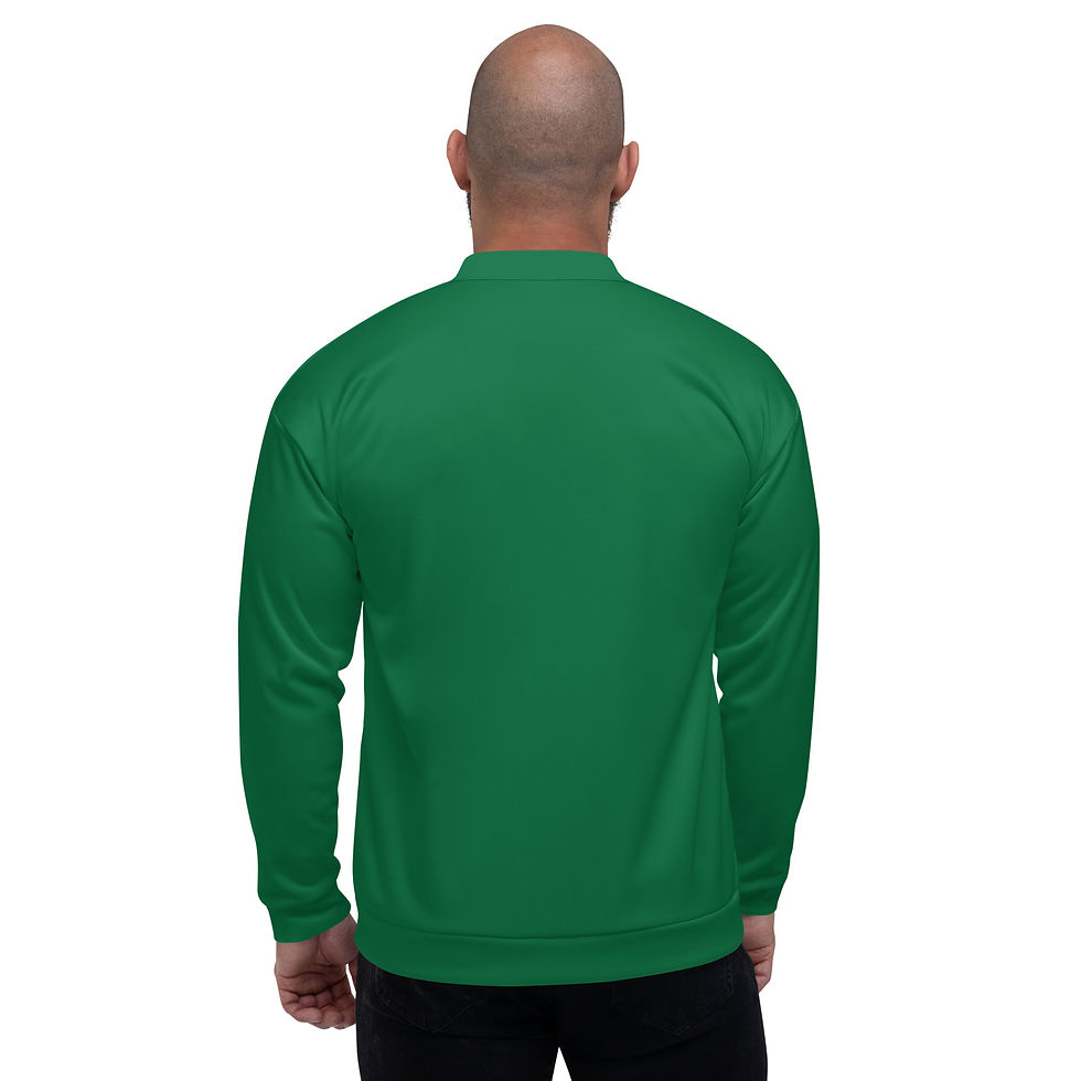 Thumbnail: Classic Essentials Bomber Jacket Liner Zip Sweater (Unisex; Emerald)