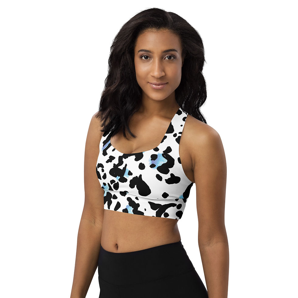 Thumbnail: Rockstar Essentials Women’s Longline Sports Bra/Top (Arctic Cougar)