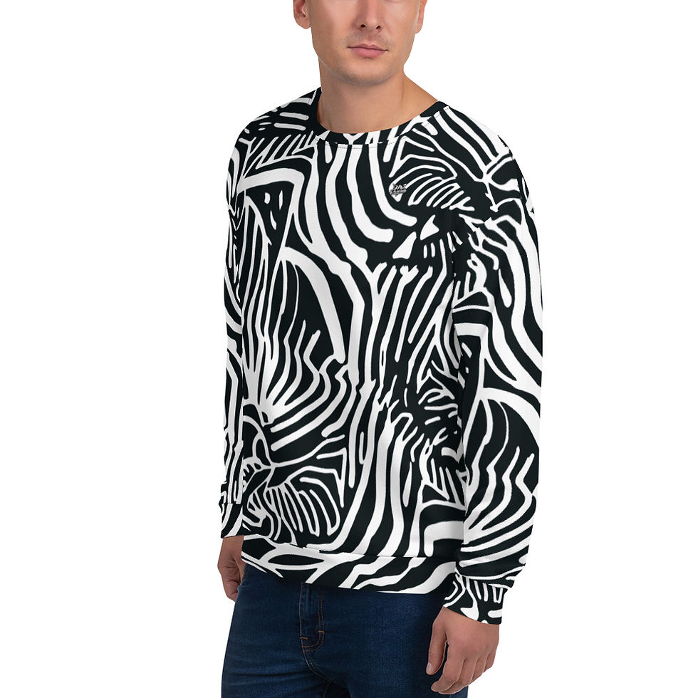 Thumbnail: Rockstar Essentials Pullover Sweatshirt (Unisex; Zebra 2)