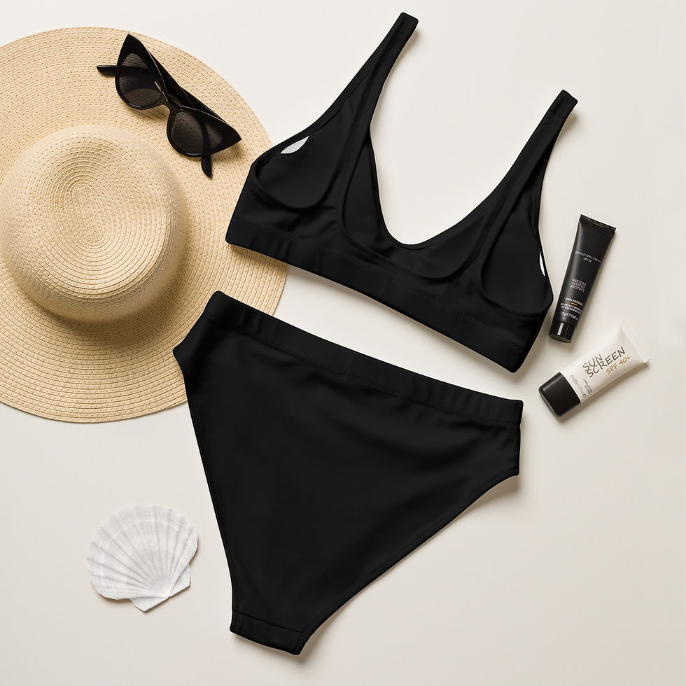 Thumbnail: Classic Essentials Women's High-Waisted Bikini (Black)