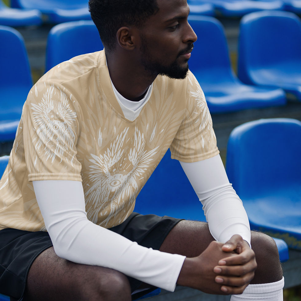 Thumbnail: Superhuman Essentials Sports Jersey (Unisex; Be Not Afraid; Champagne)