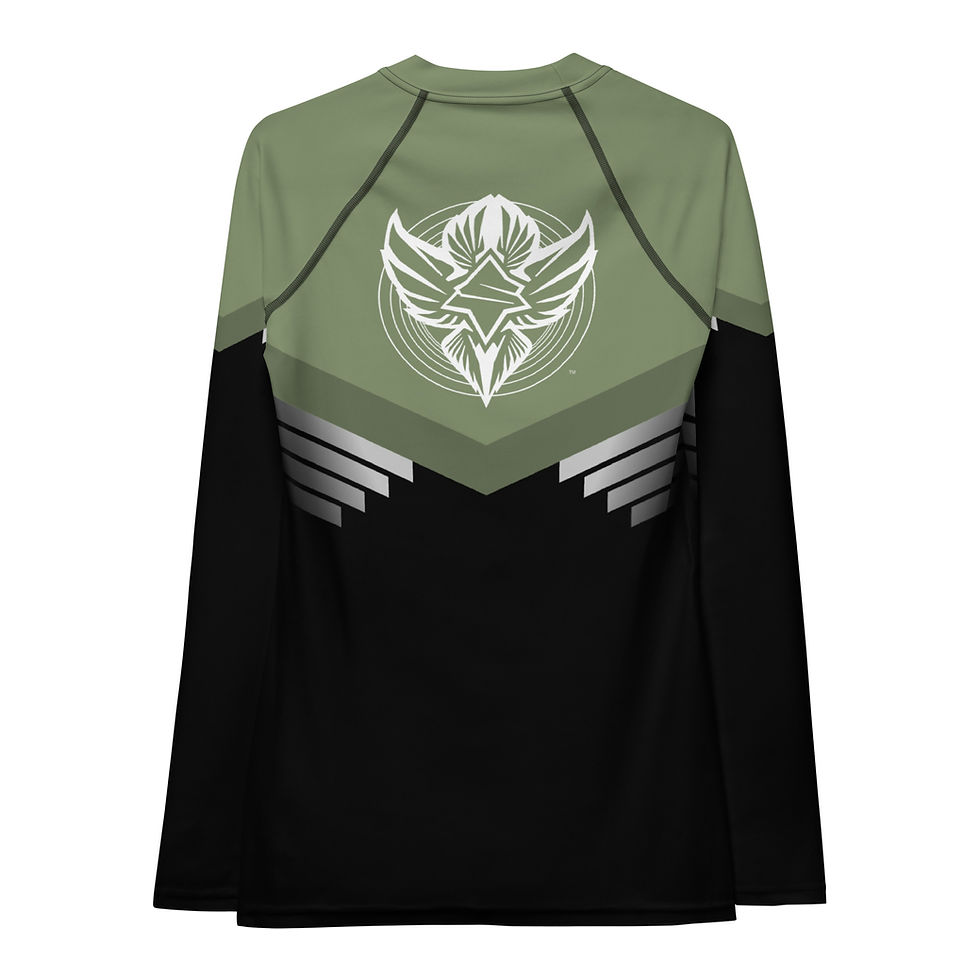 Thumbnail: Superhuman Essentials Women's Rash Guard (Paladin; Fatigues/Black)
