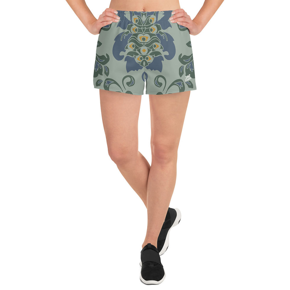 Thumbnail: Classic Essentials Athletic Shorts (Unisex; Peacock 2)