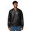 Thumbnail: Classic Essentials Leather Bomber Jacket (Faux; Unisex; Black)