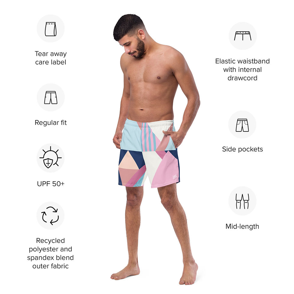 Thumbnail: Rockstar Essentials Men's Swim Trunks (Aleksandra) 