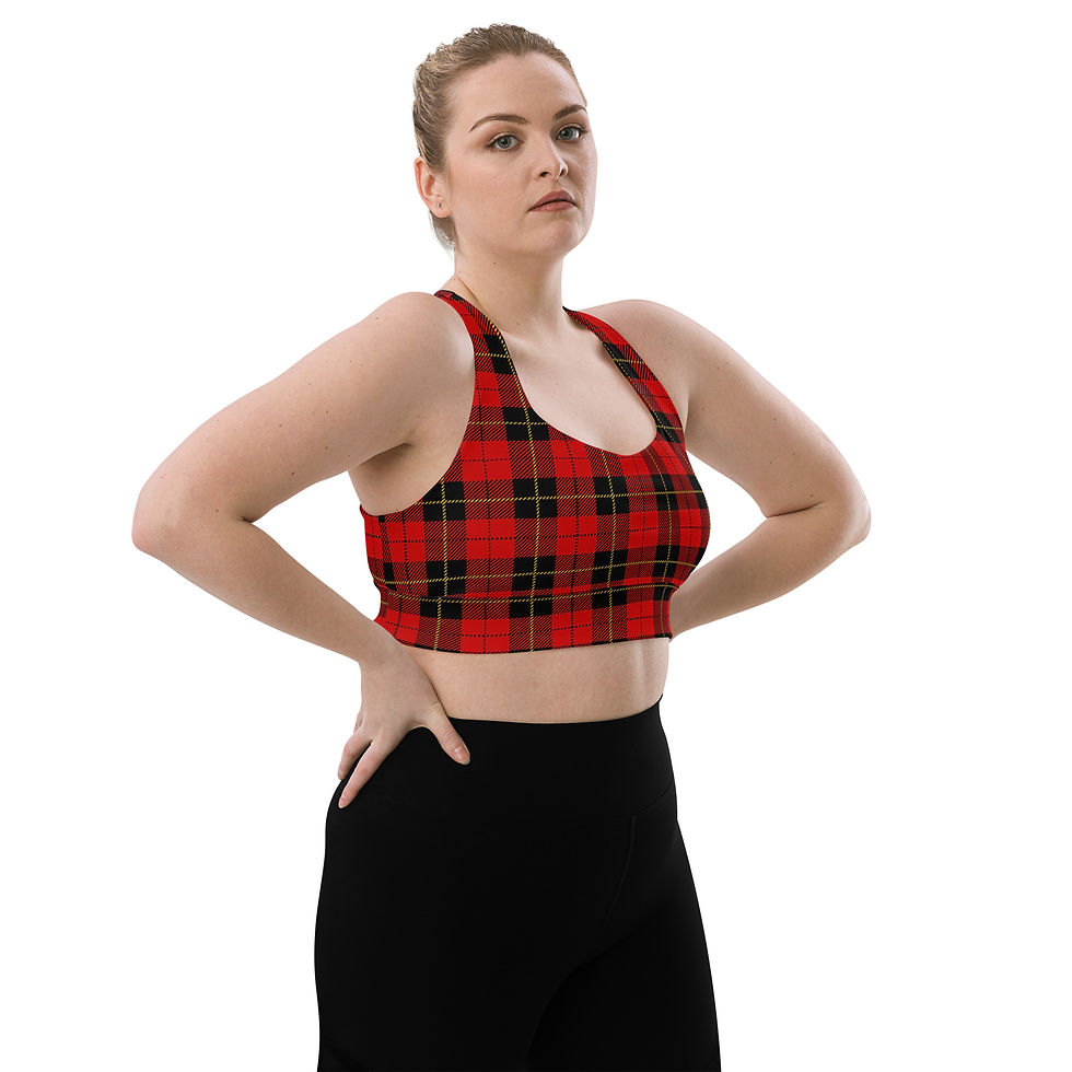Thumbnail: Rockstar Essentials Women’s Longline Sports Bra/Top (Punk; Duncan; Red)