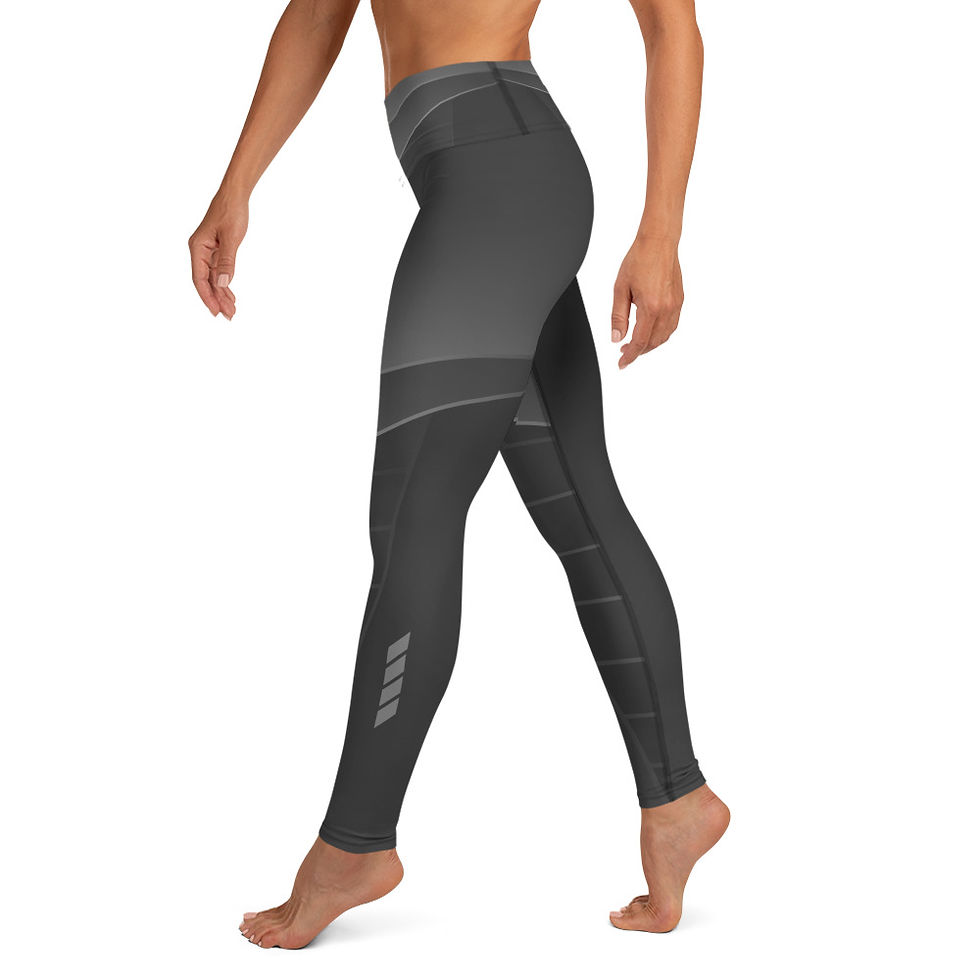 Thumbnail: Superhuman Essentials Women's Yoga Leggings w/ Pocket (Captain; Gray)