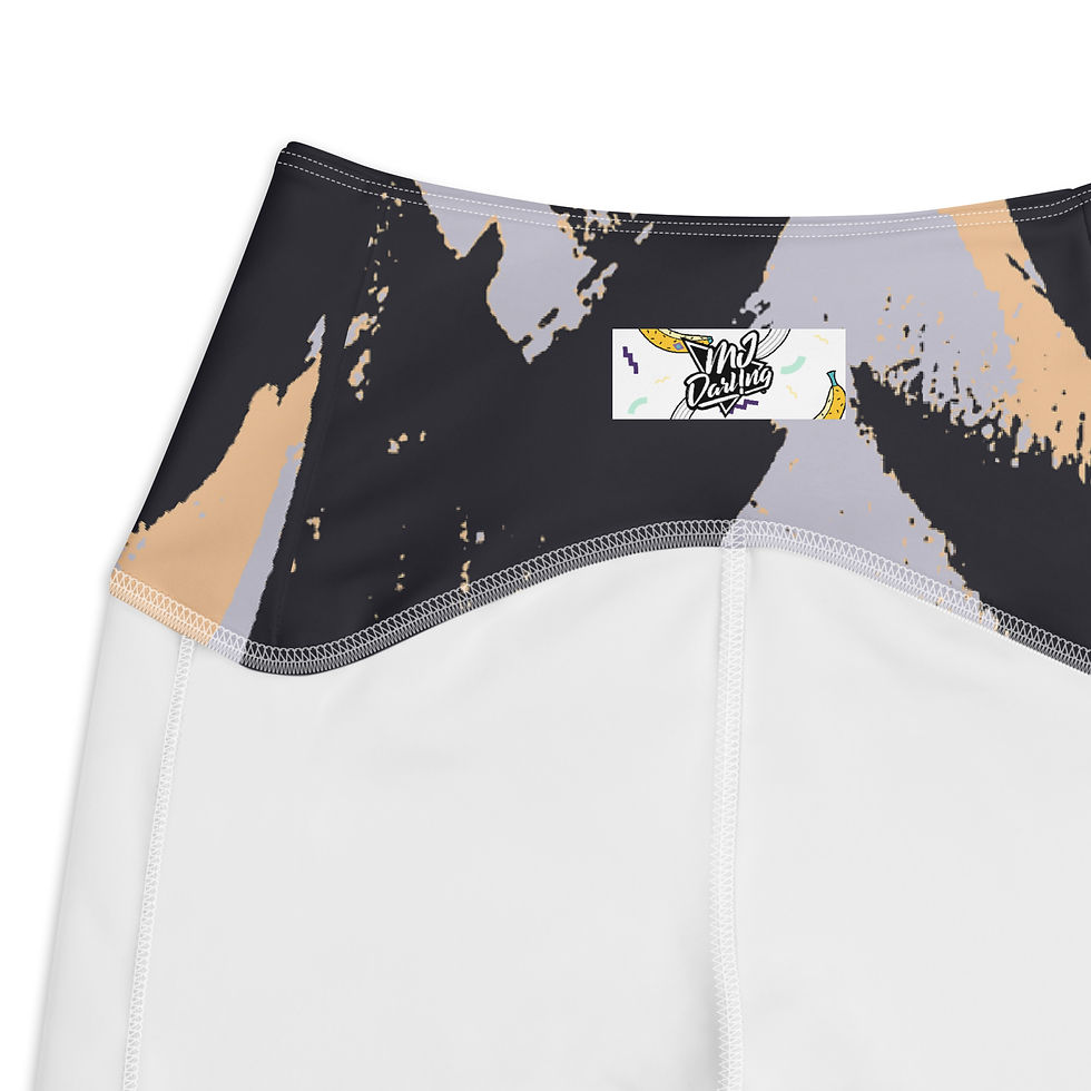 Thumbnail: Classic Essentials Women’s Crossover Leggings w/ Pockets (Brush Strokes)