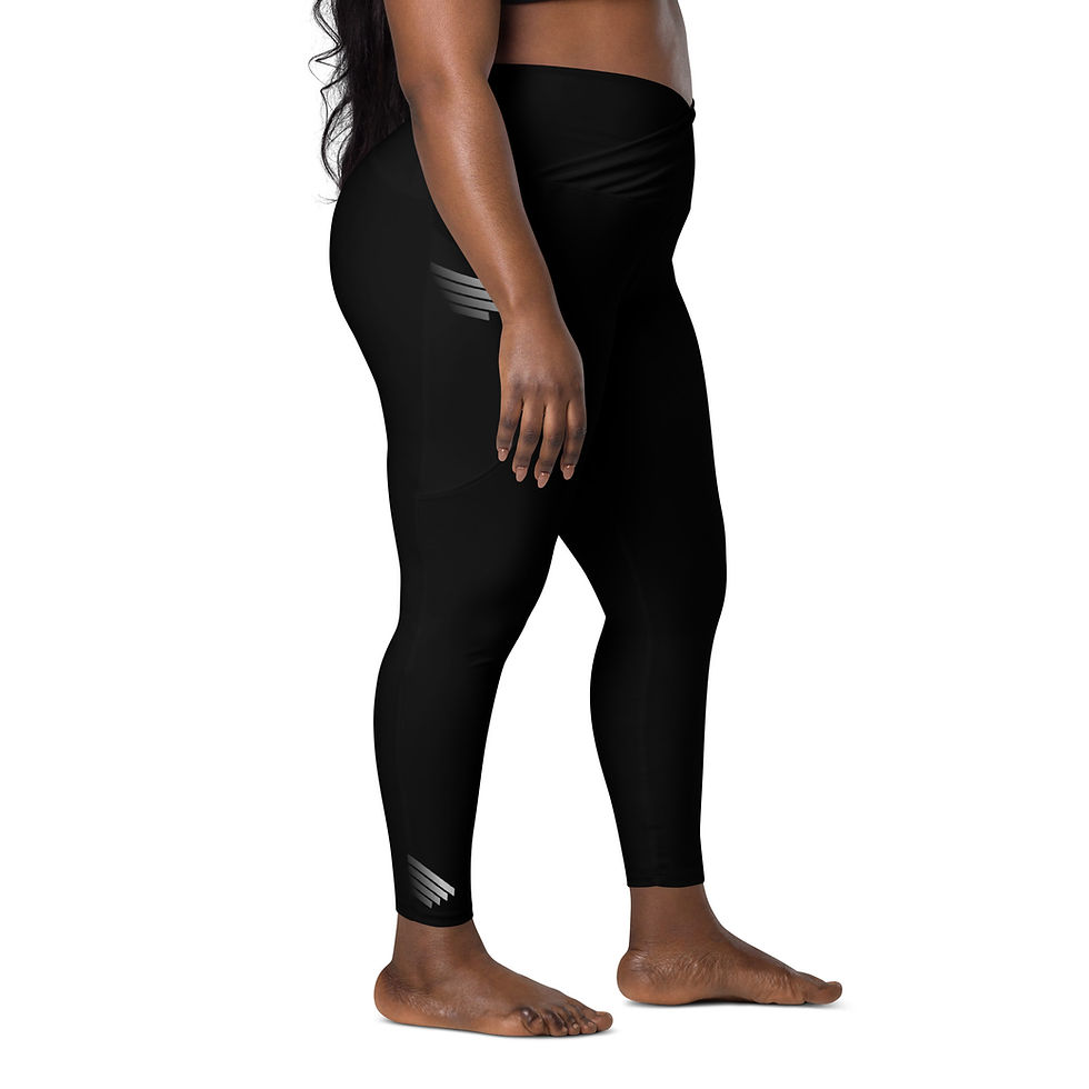 Thumbnail: Superhuman Essentials Women’s Crossover Leggings w/ Pockets (Paladin; Black)