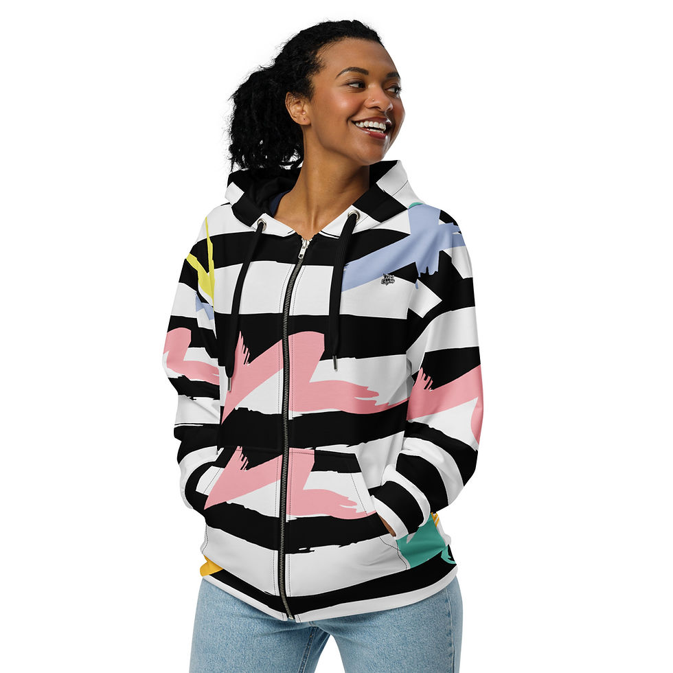Thumbnail: Rockstar Essentials Zip Hoodie (Unisex; Letters From Paris)