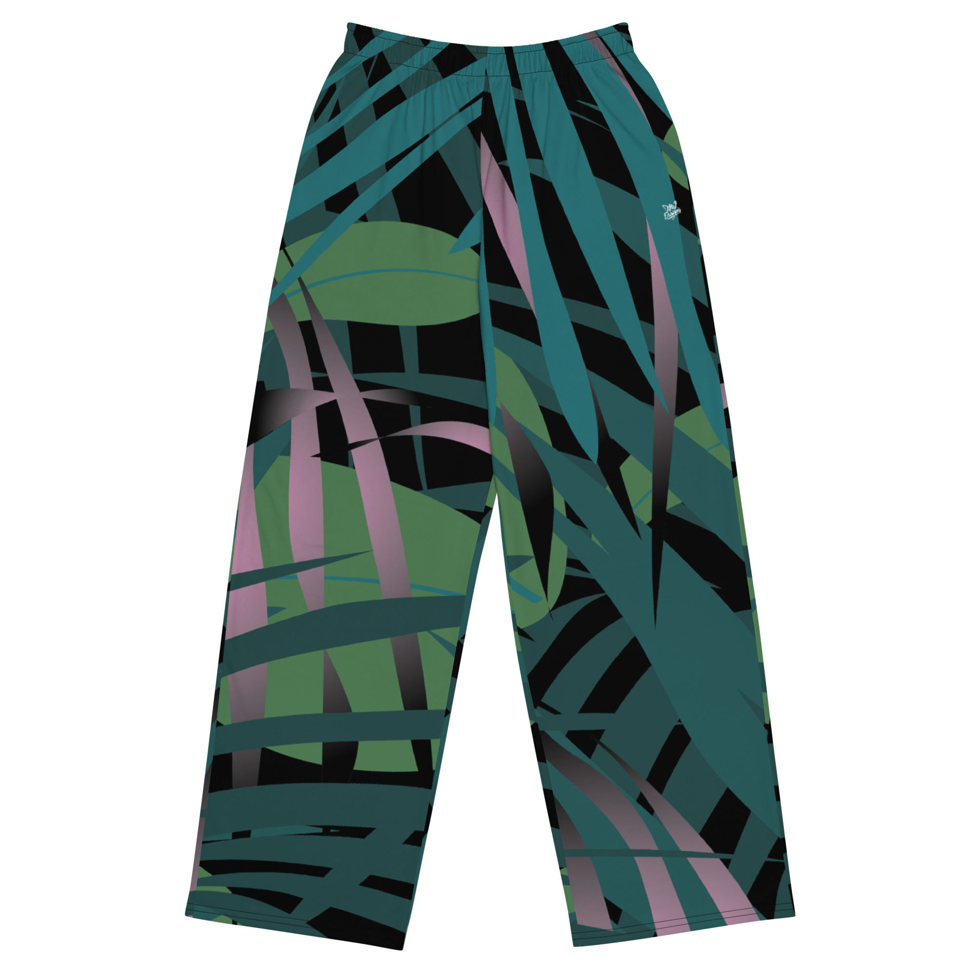 Rockstar Essentials Wide-Leg Loungers/Pants (Unisex; Jungle Heat)