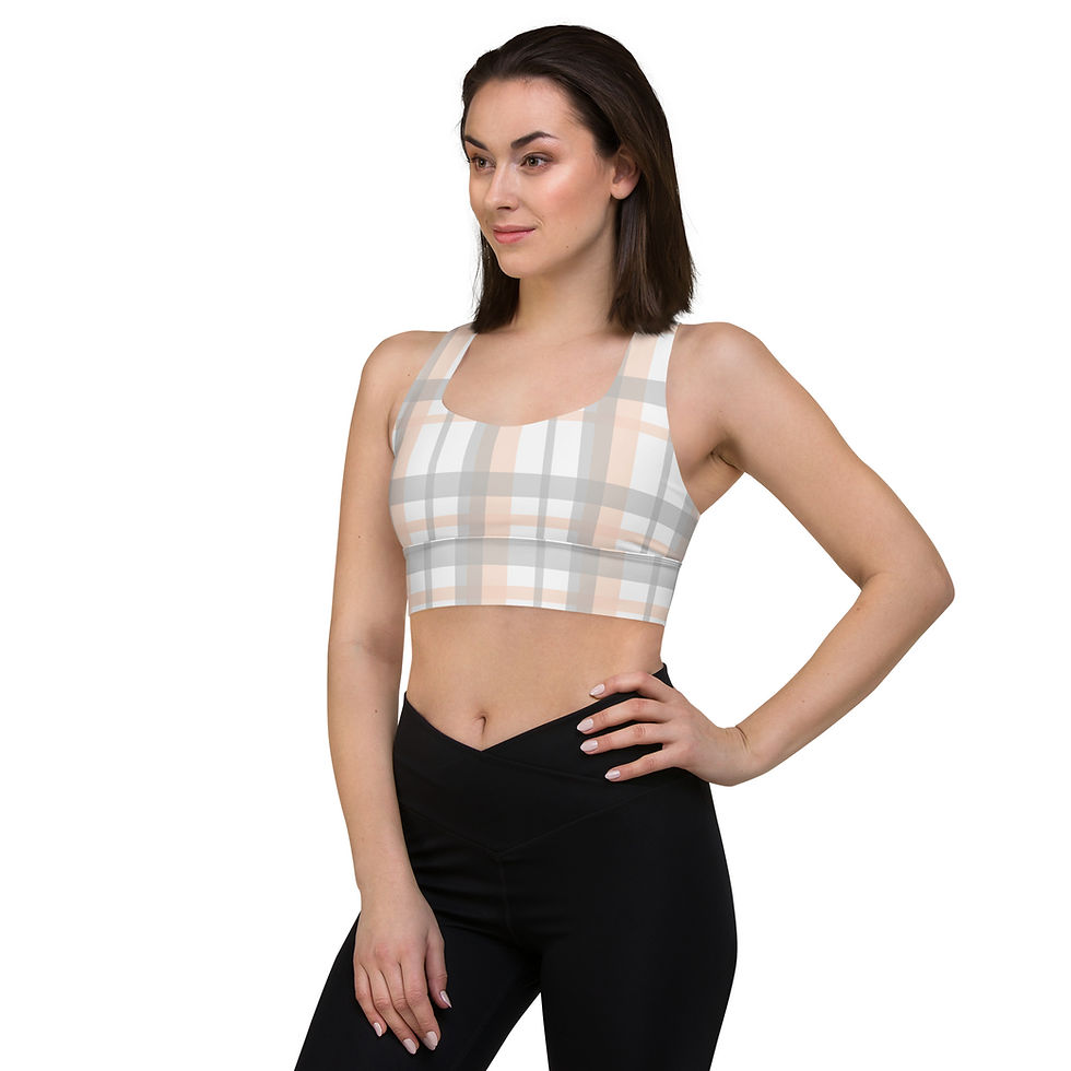 Thumbnail: Rockstar Essentials Women’s Longline Sports Bra/Top (Spr; Leslie)