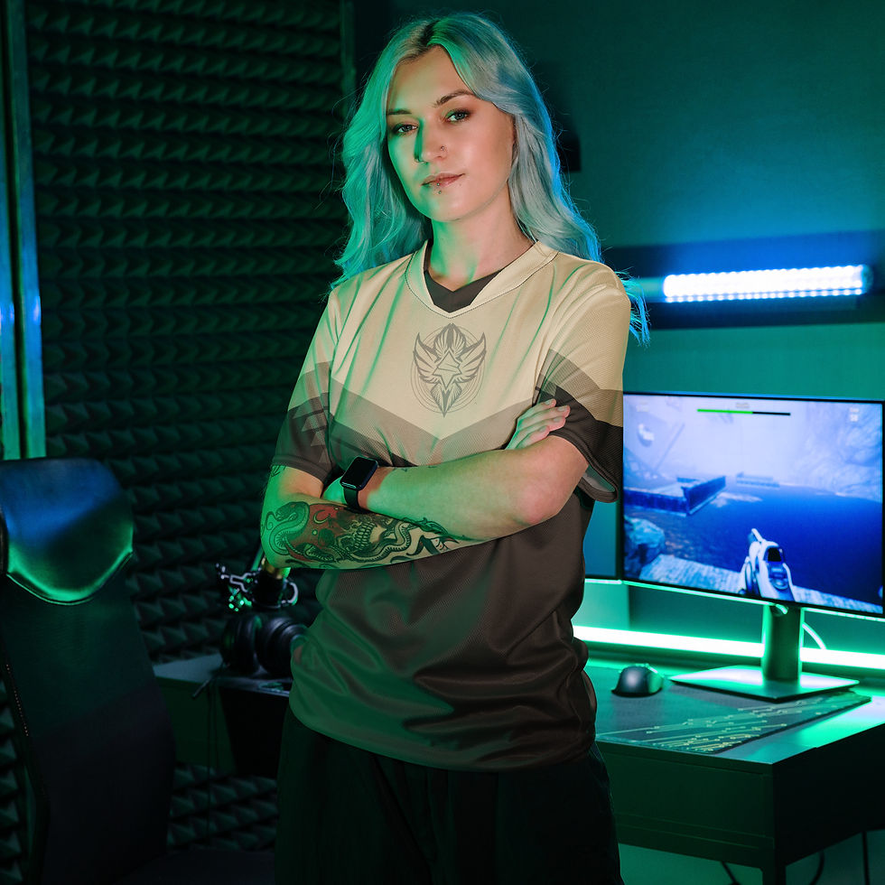 Thumbnail: Superhuman Essentials Sports Jersey (Unisex; Paladin; Champagne/Chocolate)