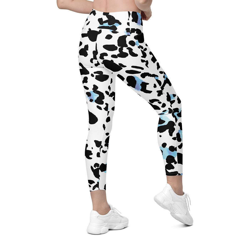 Thumbnail: Rockstar Essentials Women’s Crossover Leggings w/ Pockets (Arctic Cougar)