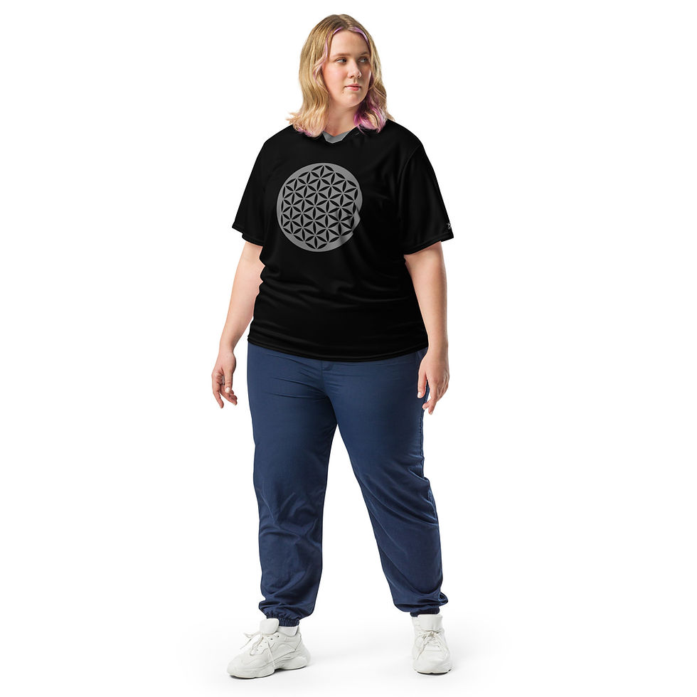 Thumbnail: Superhuman Essentials Sports Jersey (Unisex; Tree Of Life; Black)