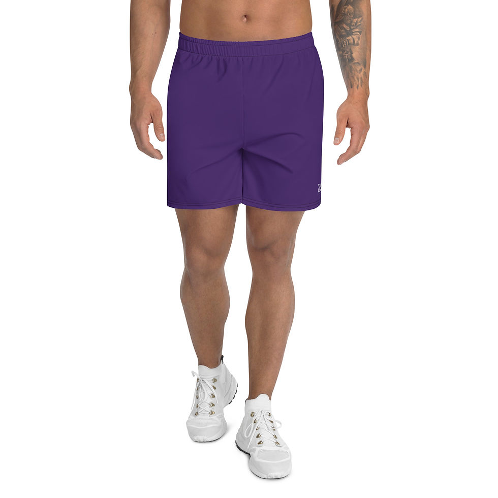 Thumbnail: Classic Essentials Athletic Shorts (Unisex; Long; Purple)