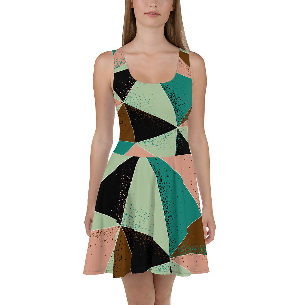 Thumbnail: Rockstar Essentials Women’s A-Line Skater Sun Dress (Patchwerk)
