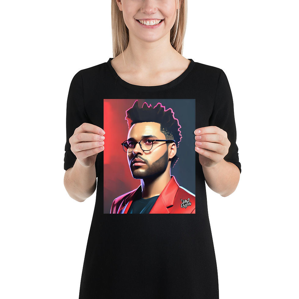 Thumbnail: Premium Poster (Abelism: Pop Art Portrait Of The Weeknd)
