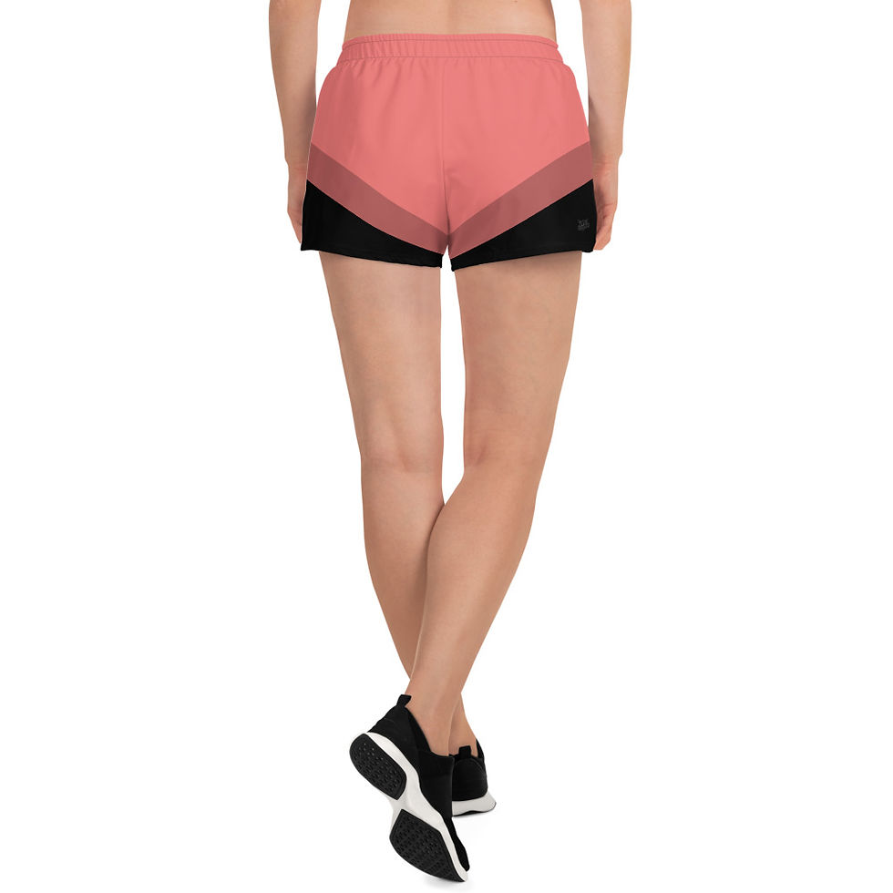 Thumbnail: Superhuman Essentials Athletic Shorts (Unisex; Paladin; Salmon/Black)