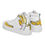 Thumbnail: Rockstar Essentials Women’s High-Top Canvas Sneakers (Go Bananas; White)