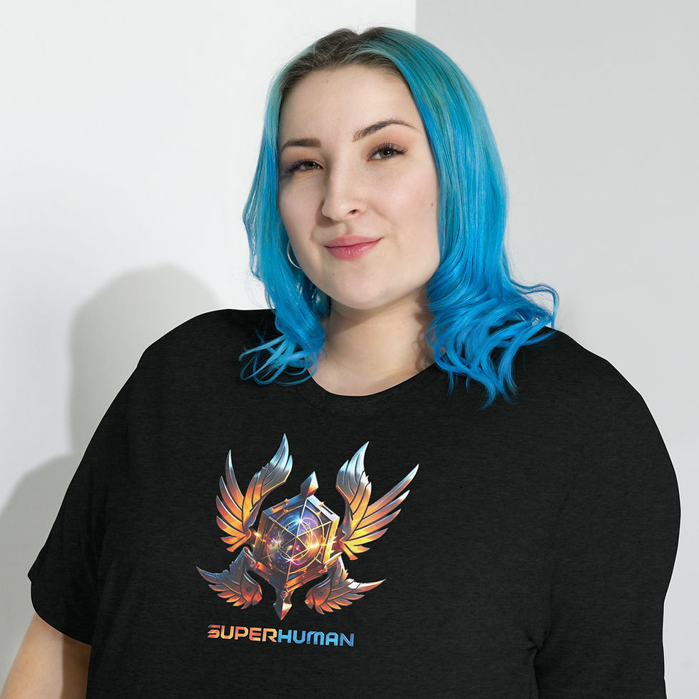Thumbnail: Superhuman Essentials Short Sleeve T-Shirt (Chrome Crest; w/ Color Options)