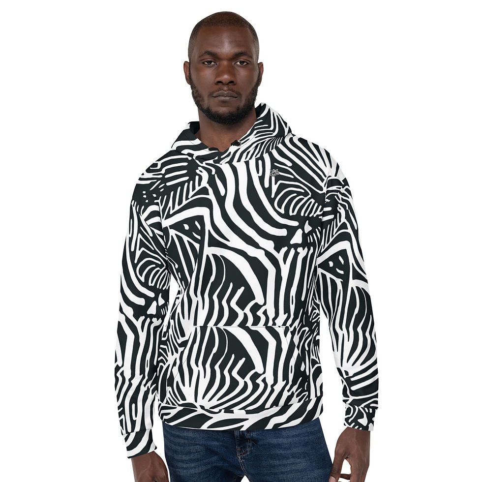 Thumbnail: Rockstar Essentials Pullover Hoodie (Unisex; Zebra 2)