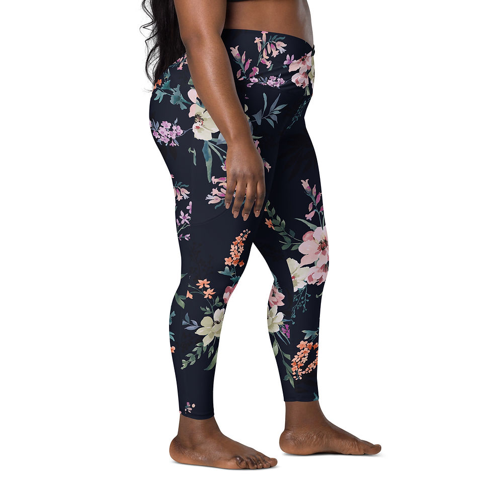 Thumbnail: Classic Essentials Women's Crossover Leggings w/ Pockets (Spring; Theresa)