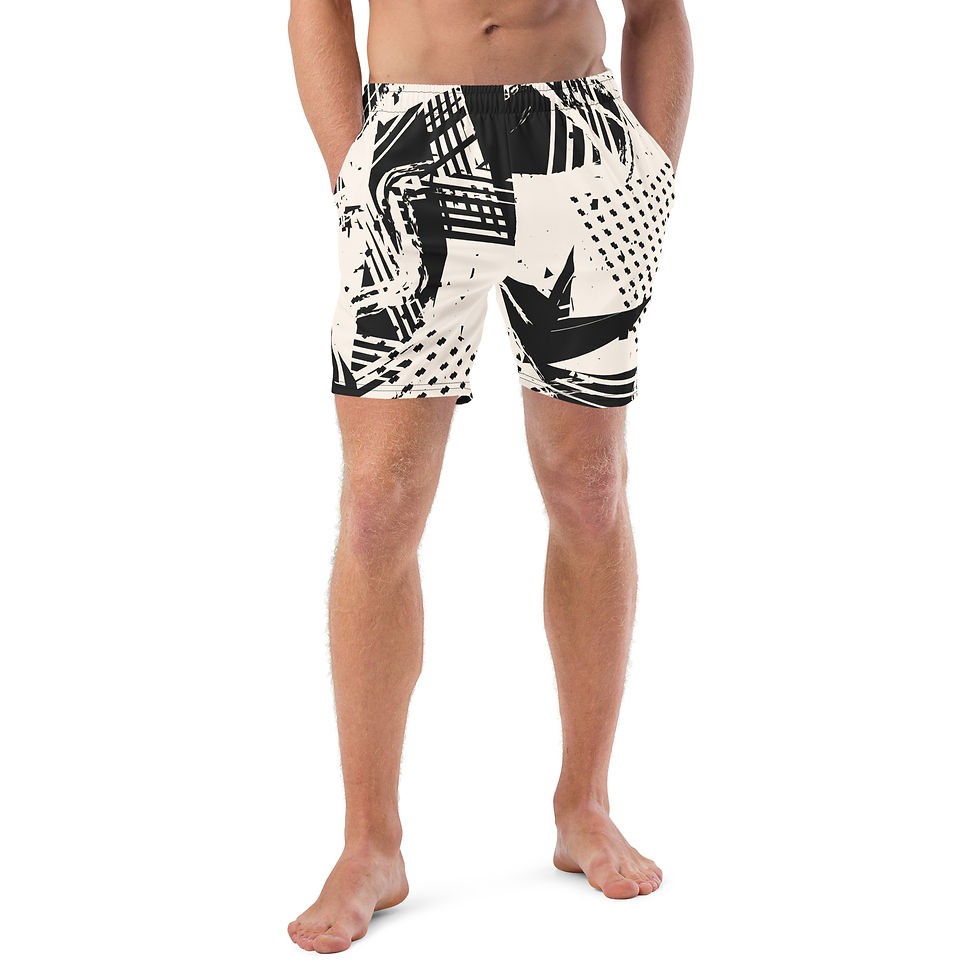 Thumbnail: Rockstar Essentials Men's Swim Trunks (Punk; Poor You) 