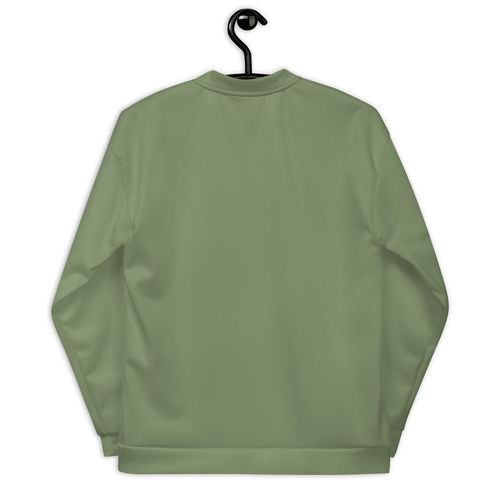Thumbnail: Classic Essentials Bomber Jacket Liner Zip Sweater (Unisex; Fatigues)