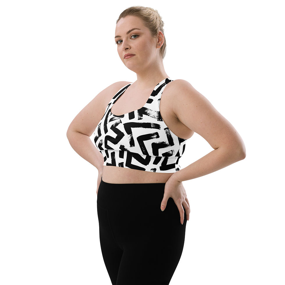 Thumbnail: Rockstar Essentials Women’s Longline Sports Bra/Top (Zelda)