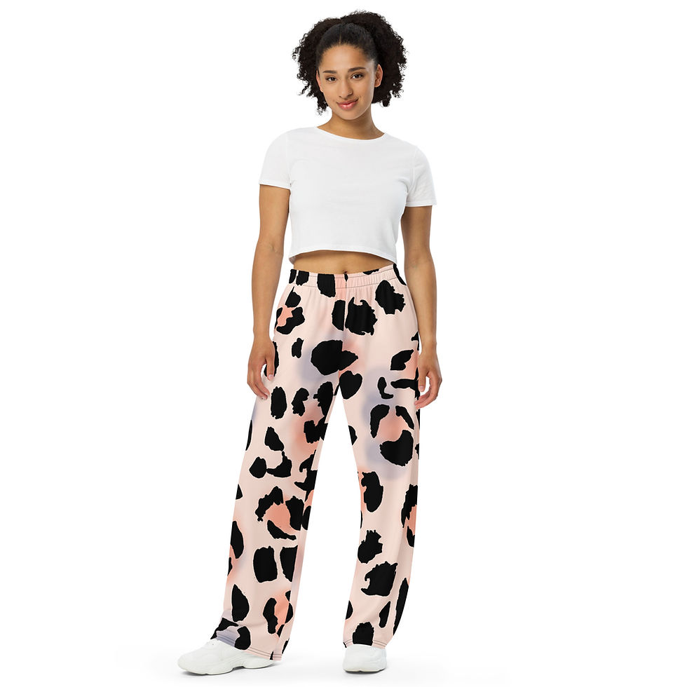 Thumbnail: Rockstar Essentials Wide-Leg Loungers/Pants (Unisex; Johnni Cougar)