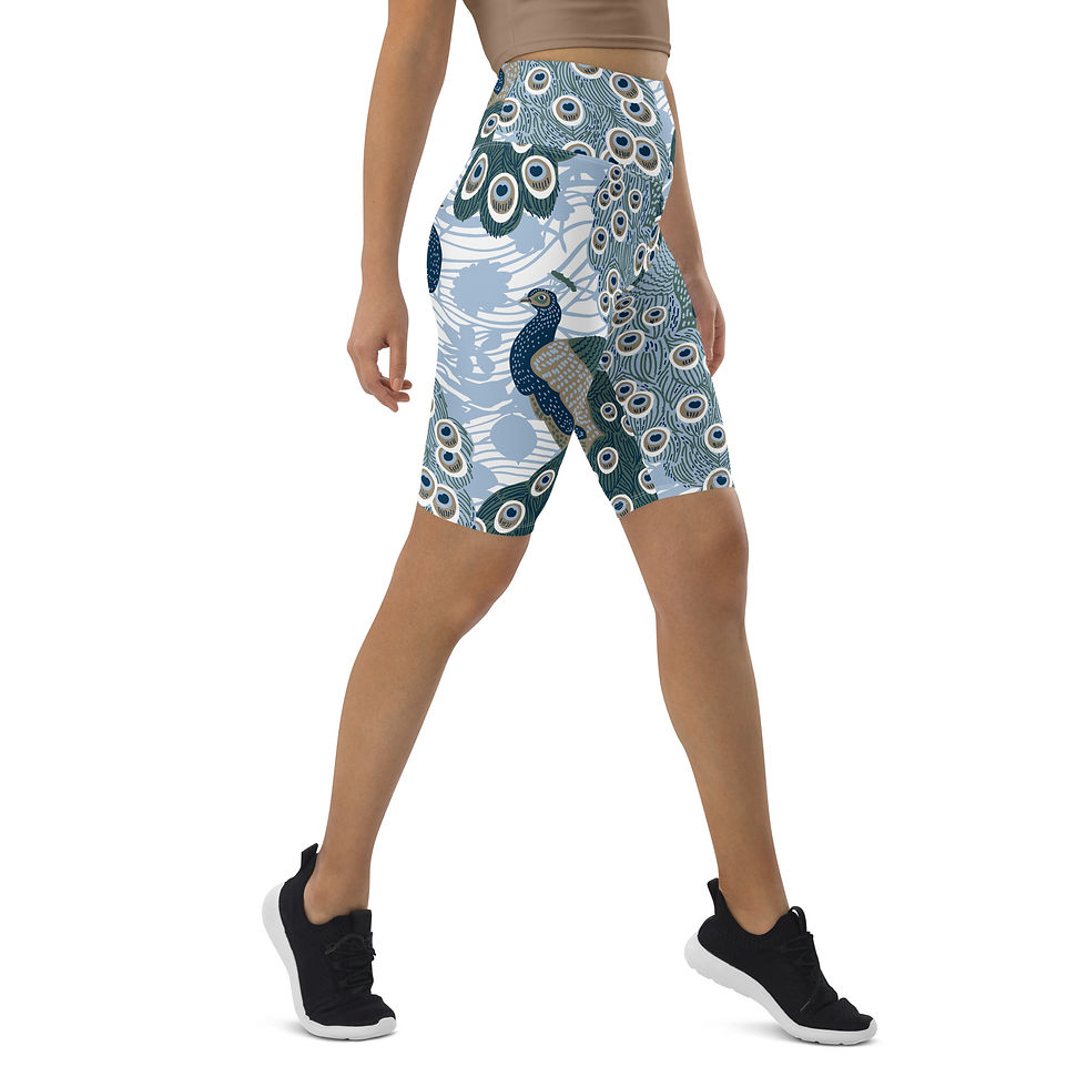 Thumbnail: Classic Essentials Women's Biker Shorts (Peacock)