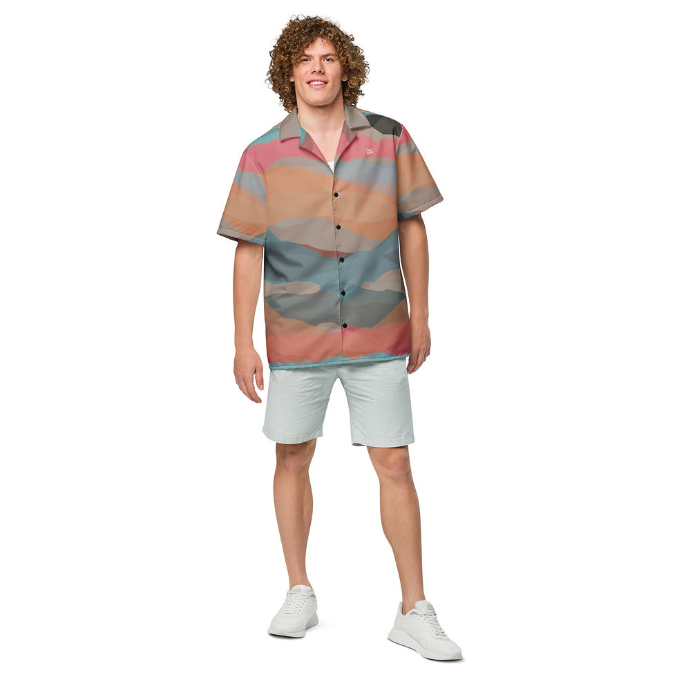 Thumbnail: Rockstar Essentials Short Sleeve Button Down Shirt (Unisex; Santa Anna)