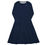 Thumbnail: Classic Essentials Women's Long Sleeve Midi Dress w/ Pockets (Navy)