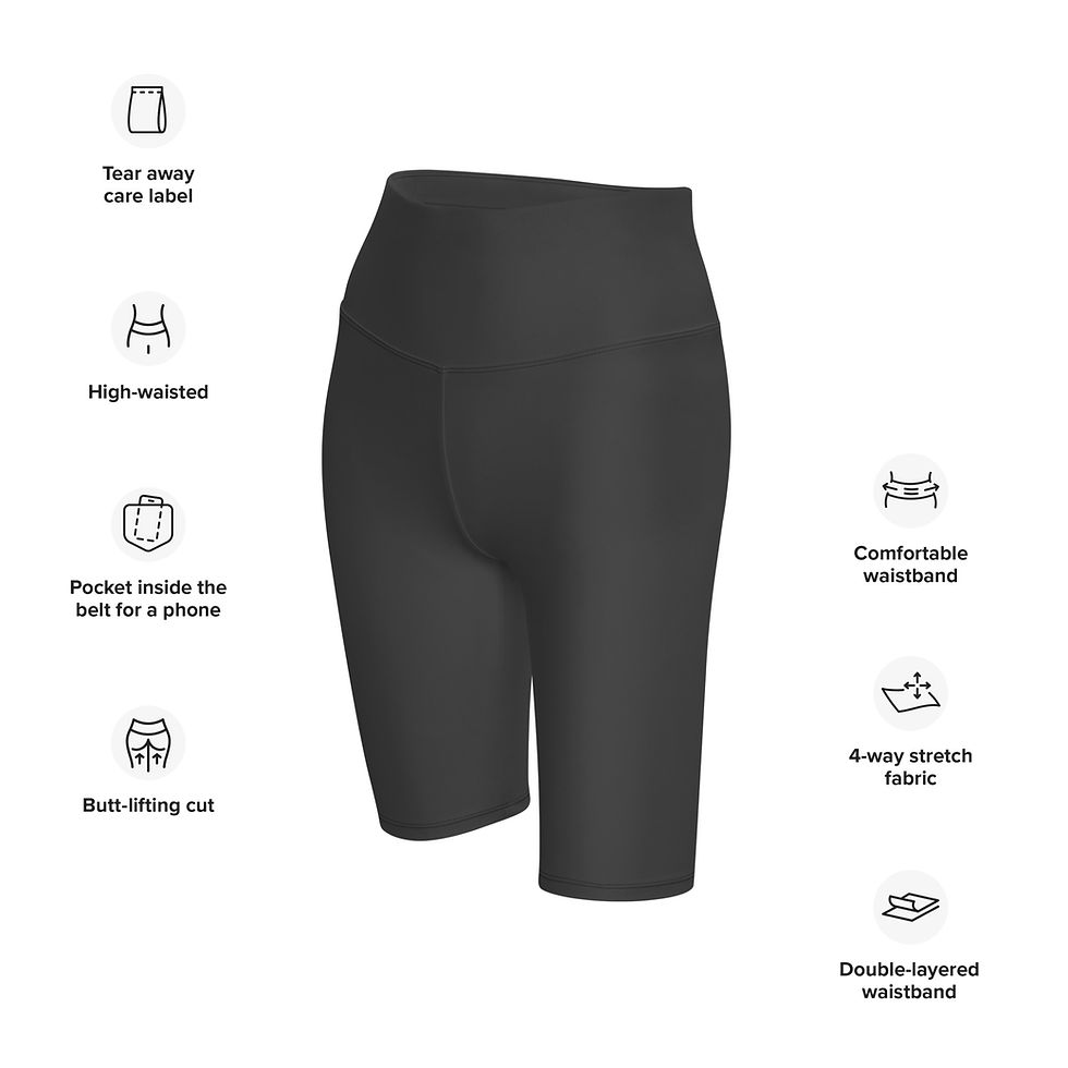 Thumbnail: Classic Essentials Women's Biker Shorts (Gunmetal)