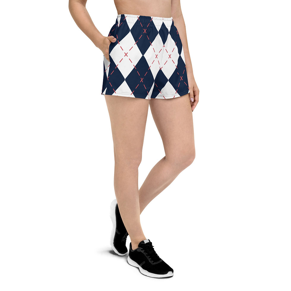 Thumbnail: Classic Essentials Athletic Shorts (Unisex; Spring; Harlequin/Argyle)