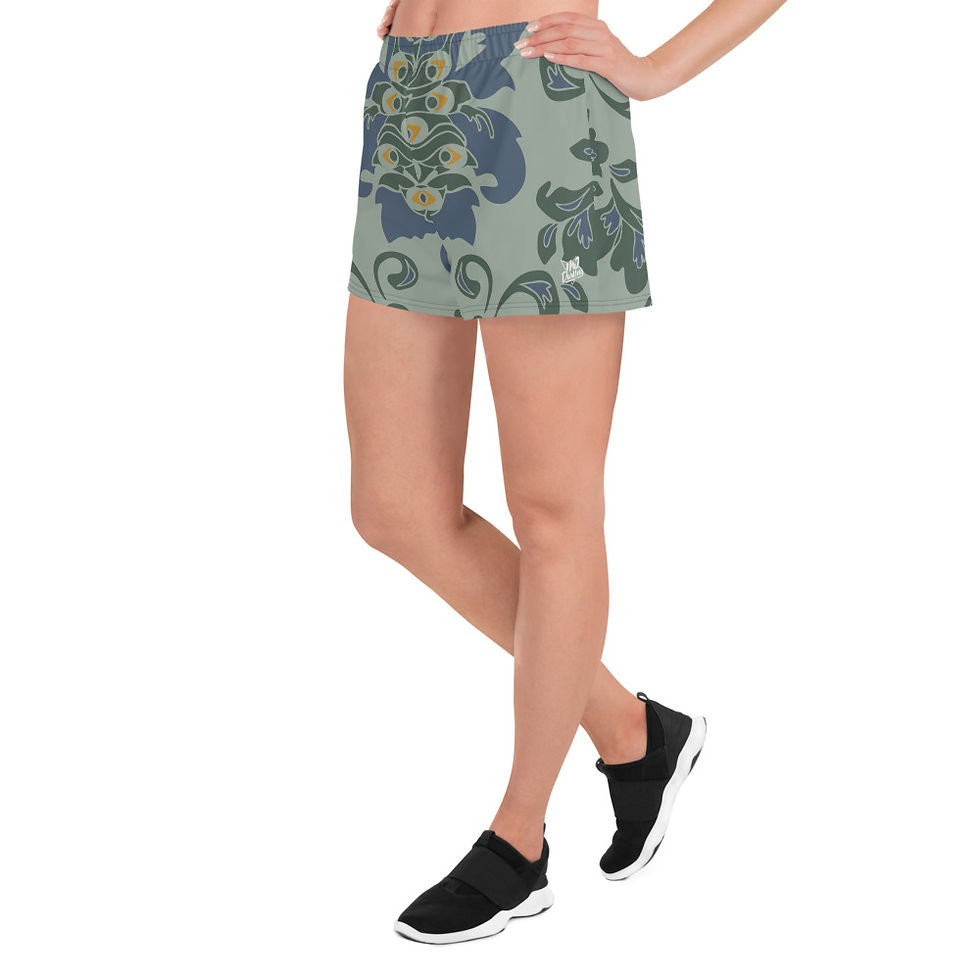 Thumbnail: Classic Essentials Athletic Shorts (Unisex; Peacock 2)