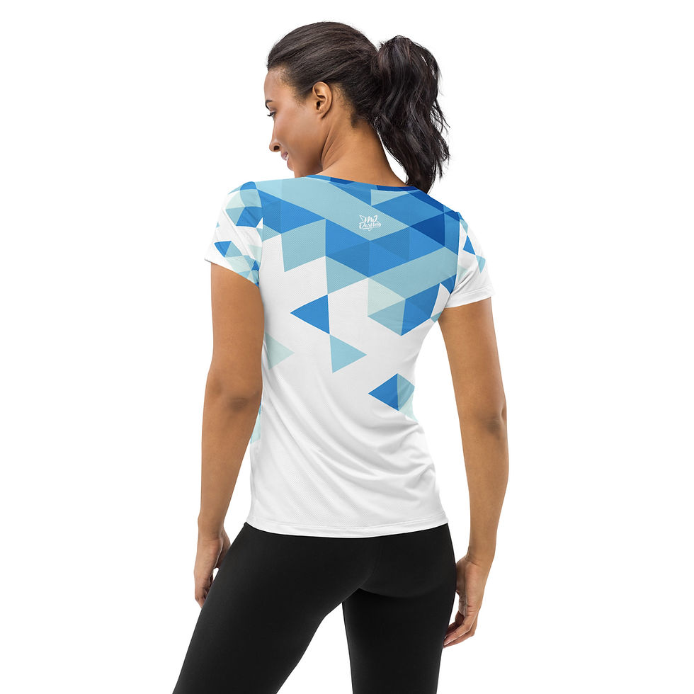 Thumbnail: Superhuman Essentials  Women's Athletic T-Shirt (Crystal Clear)