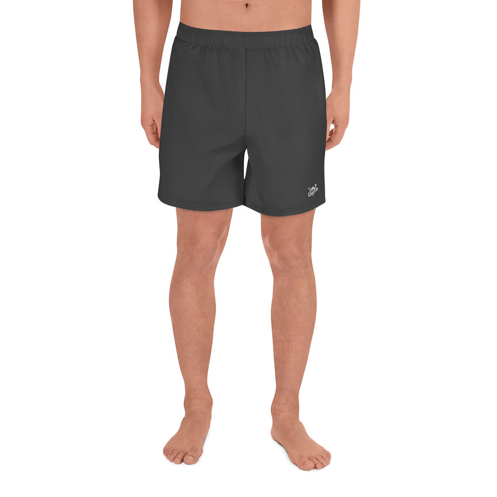 Thumbnail: Classic Essentials Athletic Shorts (Unisex; Long; Gunmetal)