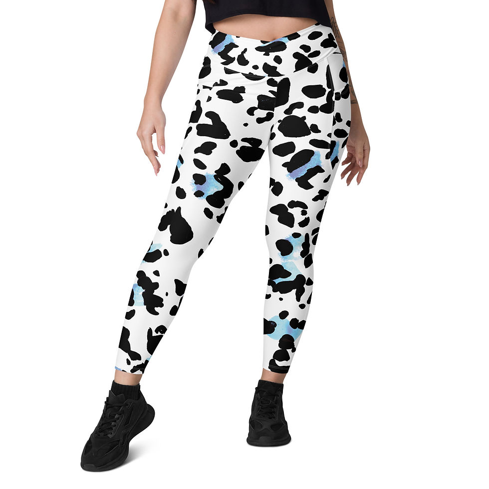 Thumbnail: Rockstar Essentials Women’s Crossover Leggings w/ Pockets (Arctic Cougar)