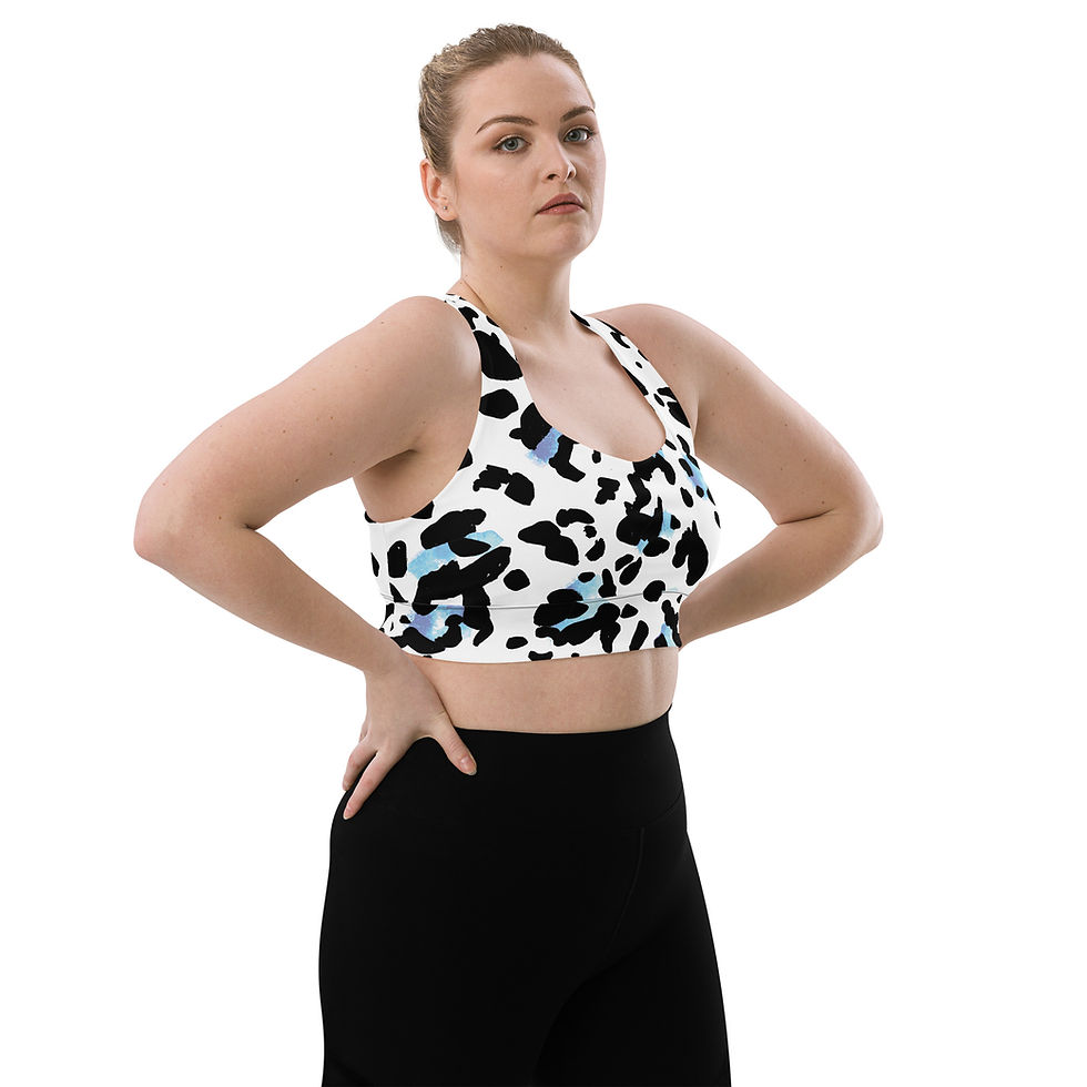 Thumbnail: Rockstar Essentials Women’s Longline Sports Bra/Top (Arctic Cougar)