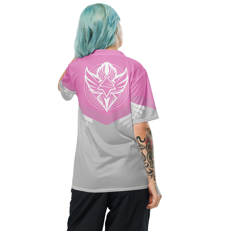 Thumbnail: Superhuman Essentials Sports Jersey (Unisex; Paladin; Mauvelous/Angelic)