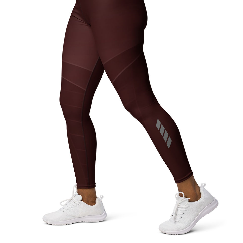 Thumbnail: Superhuman Essentials Women's Yoga Leggings w/ Pocket (Captain; Red)