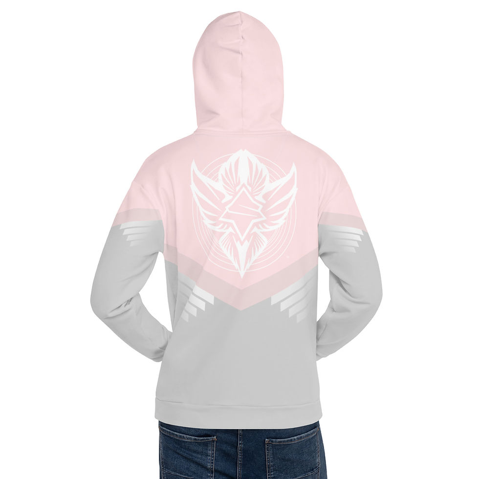 Thumbnail: Superhuman Essentials Pullover Hoodie (Unisex; Paladin; Pink Champagne/Angelic)
