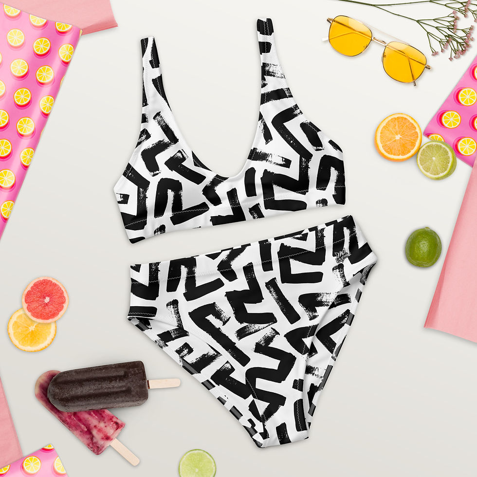 Thumbnail: Rockstar Essentials Women's High-Waisted Bikini (Zelda) 