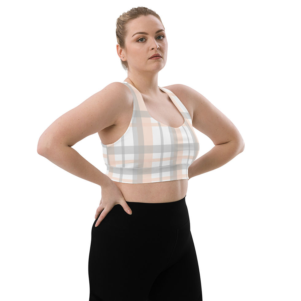 Thumbnail: Rockstar Essentials Women’s Longline Sports Bra/Top (Spr; Leslie)