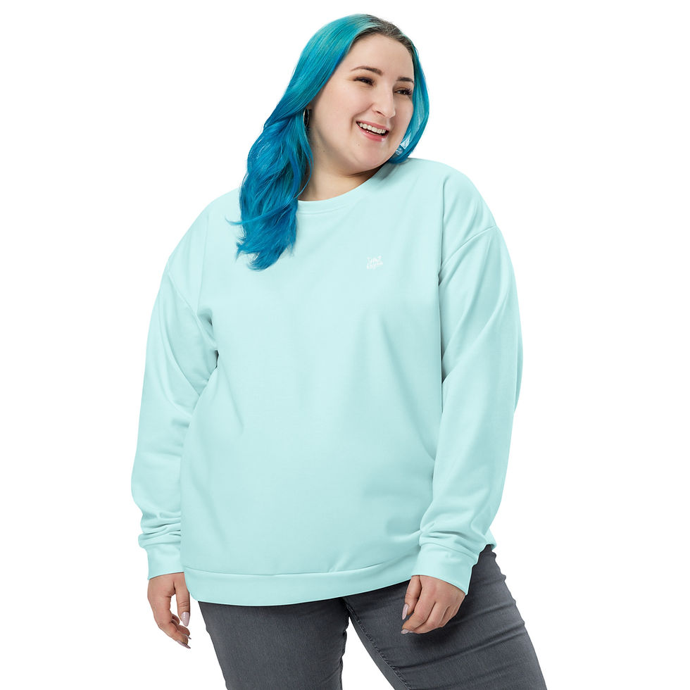 Thumbnail: Classic Essentials Pullover Sweatshirt (Unisex; Cyan)