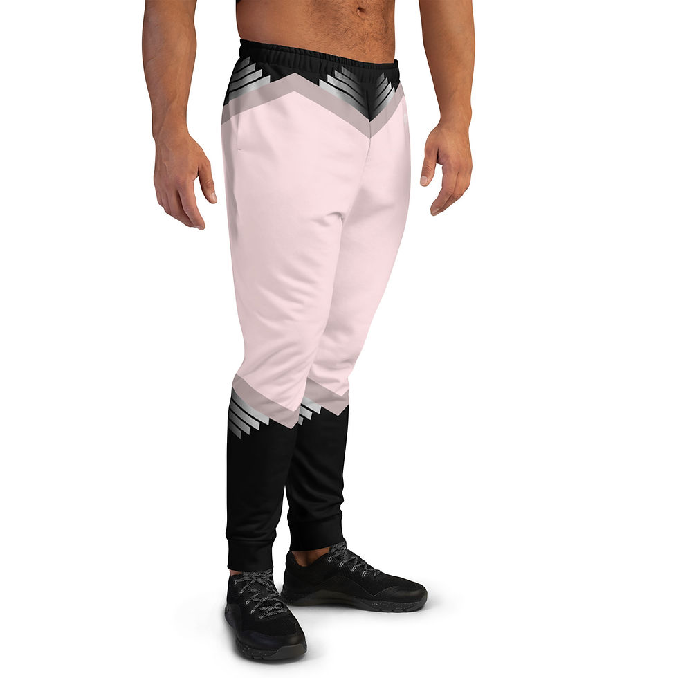 Thumbnail: Superhuman Essentials Men's Joggers (Paladin; Pink Champagne/Black)