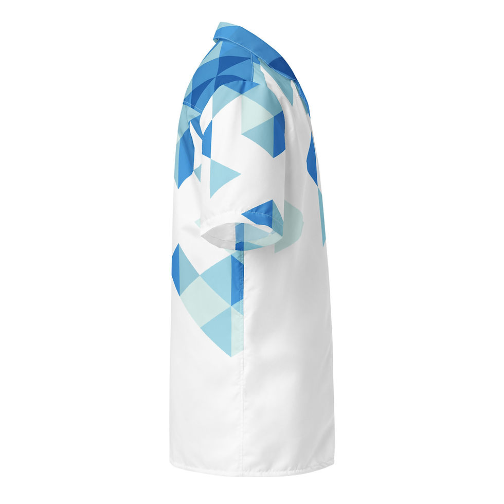 Thumbnail: Superhuman Essentials Short Sleeve Button Down Shirt (Crystal Clear)