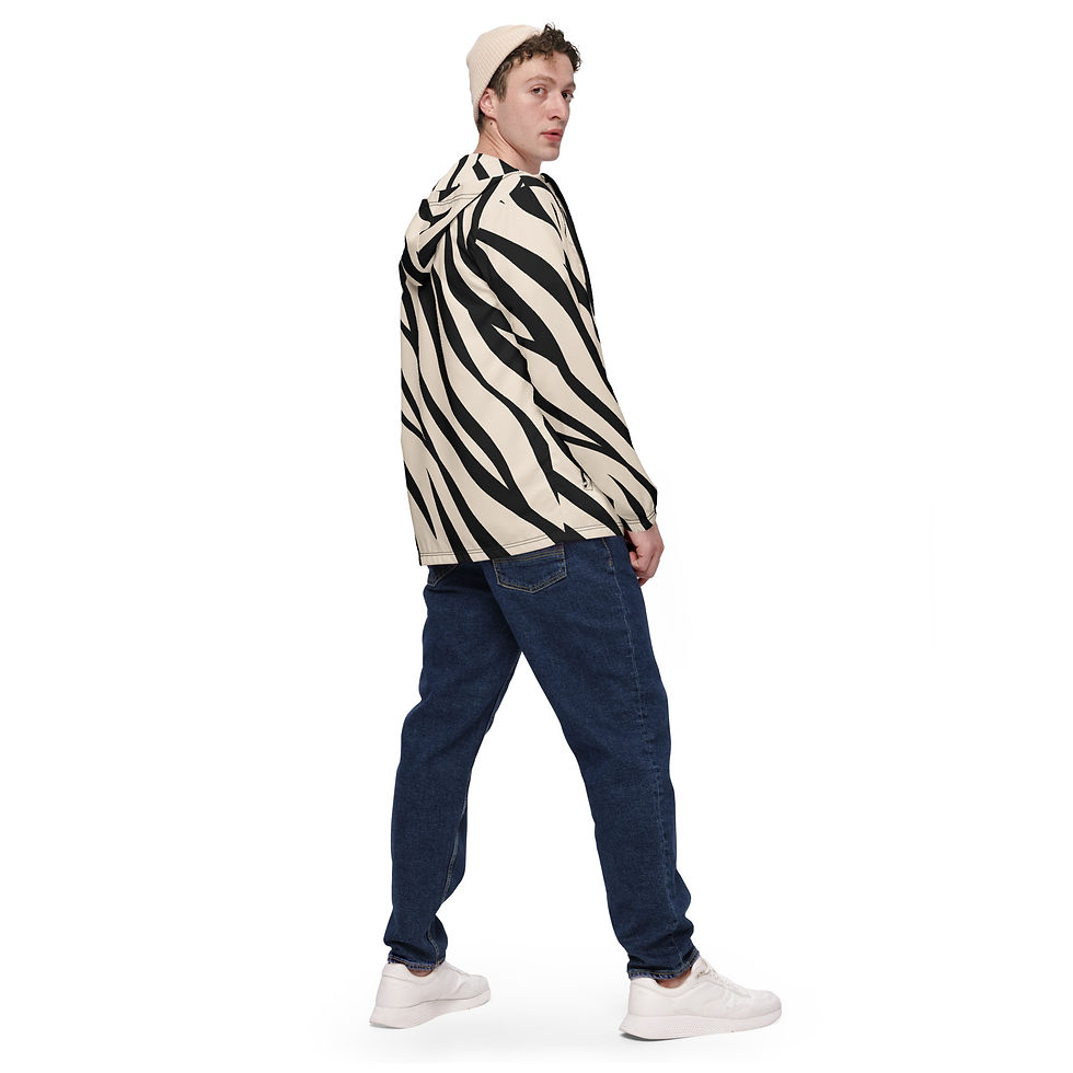Thumbnail: Rockstar Essentials Men’s Windbreaker (Zebra)